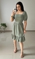 Vestido Midi Viscolinho Verde Menta - comprar online