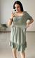 Vestido Midi Viscolinho Verde Menta - Senhorita Moda Modesta