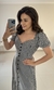 Vestido Maximidi com Botões Frontais (Xadrez) - comprar online