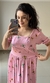 Vestido Longo Viscolinho Borboleta (Rosa Claro) - comprar online