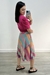 Blusa Manga Bufante em Malha Laise (Pink) na internet