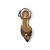 Flat Couro Bronze Esfera