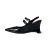 Scarpin Leather Varnish Black Emma - buy online
