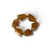 Pulseira Pedra de Resina Caramelo - comprar online