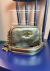 Old Gold Silver Leather Bag Use on internet