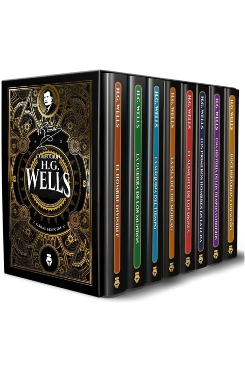 Obras Selectas H.G. Wells 8 Tomos (En Estuche)