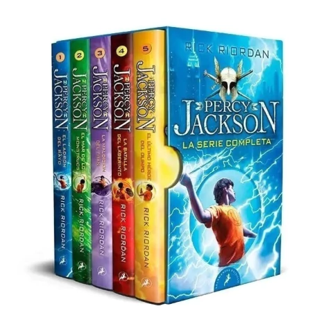 ESTUCHE PERCY JACKSON (OLIMPO) 5 tomos