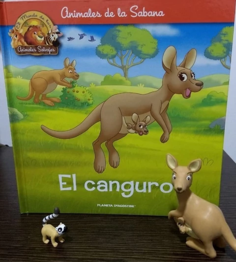 El Canguro. Animales De La Sabana c/ animales de juguete
