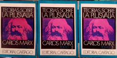 Pack Teorias Sobre la Plusvalia. 3 Tomos