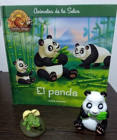 El Panda. Animales de la selva c/ animales de juguete - Mandrake Libros