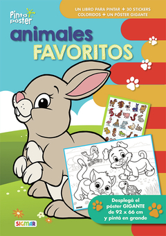 Pinto poster: animales favoritos