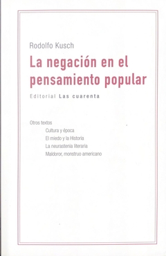 La negación en el pensamiento popular