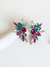 Aros GRECIA (fucsia&verde)