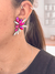 Aros GRECIA (fucsia&tornasol) - comprar online