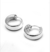 Argollas cubanas chatas gruesas 1,4cm - comprar online