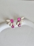 Aros MIDWINGS (fucsia&white)