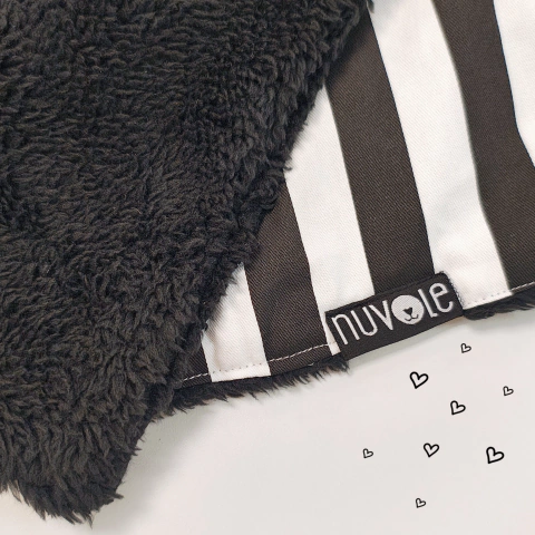 Mantas Corderito Rayas - comprar online