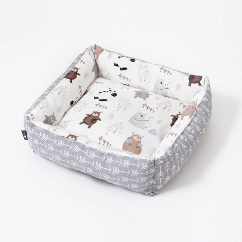 Camita de Gabardina Osos Había Una Vez