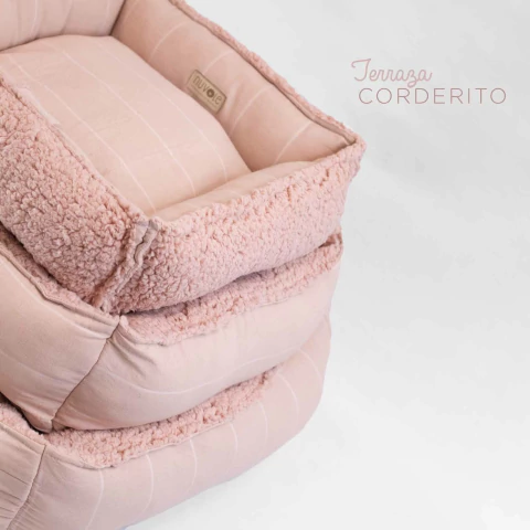 Camita TERRAZA Corderito Rosa - comprar online