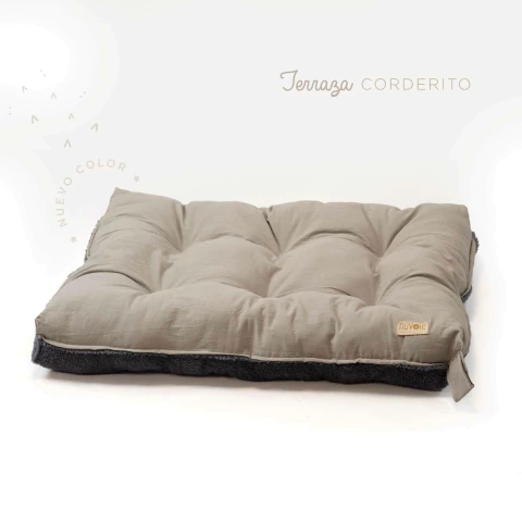 Colchoncito Terraza Corderito Gris - comprar online