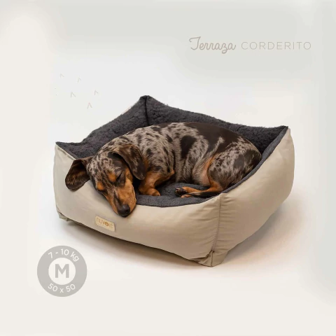 Camita TERRAZA Corderito Gris - comprar online