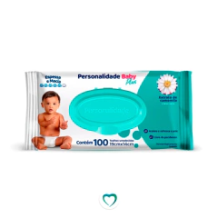Toalha Umedecida Personalidade Baby Plus 100 und