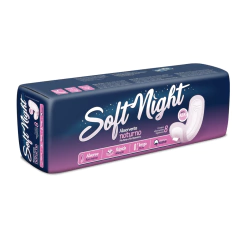 Absorvente Noturno Soft Night Sem Abas – Pacote com 10 Unidades