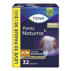 Roupa íntima Adulto Tena Pants Noturna P-M 32 Und