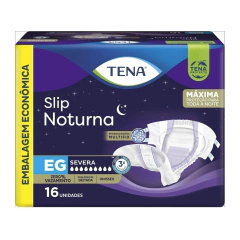 Fralda Adulto Tena Slip Noturna EG 16 Und