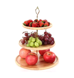 TORRE BANDEJA DE MADERA REDONDAS PA306 - PITTA IMPORTACIONES