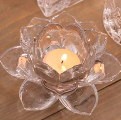 PORTA VELA FLOR DE LOTO PA137 - tienda online