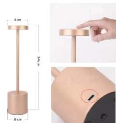 LAMPARA LED GOLD CON CABLE USB PA210 en internet