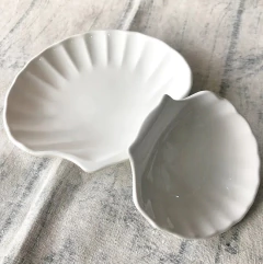 CUENCO CARACOLA DE MELAMINA BLANCO - PITTA IMPORTACIONES