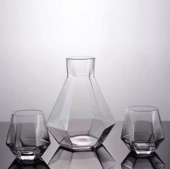 Imagen de SET DE JARRA Y 4 VASOS DIAMANTE PA250