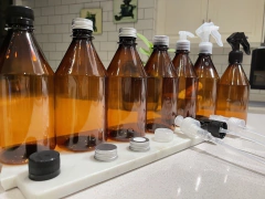 BOTELLA 500ml PET AMBAR MYS04