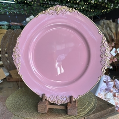 PLATO DE SITIO x 6u ROSA BEBE PA456