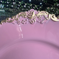 Imagen de PLATO DE SITIO x 6u ROSA BEBE PA456