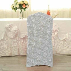 CUBRE SILLA CON ROSETONES BLANCO PA279 en internet