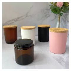 FRASCO DE VIDRIO CON TAPA HERMETICA ROSA PA434