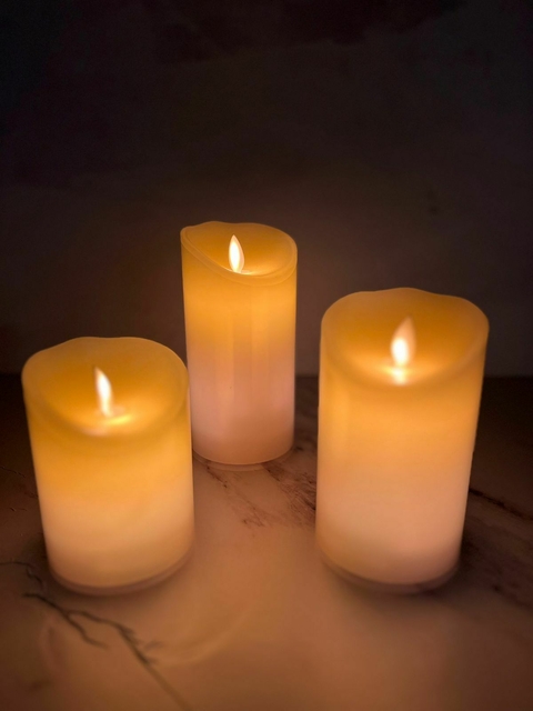 SET VELAS LED MULTICOLOR PA405