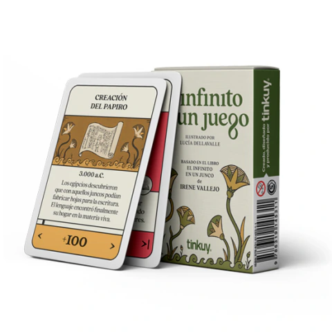 El Infinito en un juego Coleccion: Juegos Literarios Autor: Irene Vallejo Dibujante: Luci Dellavelle Editorial: Tinkuy