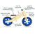 Patacleta de Madera - Bicicleta de Aprendizaje