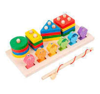 Juego de encastre Logico + Pesca 2 en 1 Editorial: Colours - comprar online