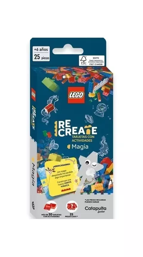 Recreate Magia Coleccion: Recreate: Tarjetas con actividades Autor: Lego Editorial: Catapulta Junior - comprar online