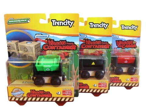 Vehiculos Vagon de carga Magnetico Coleccion: Trencity - ULTIMOS