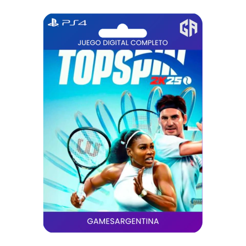 TOP SPIN 2K25 PS4 - DIGITAL - comprar online