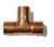 Tee de cobre 1/4