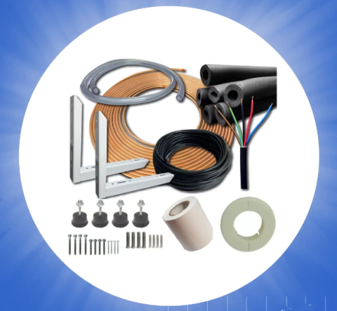 kit super completo de instalacion para aire acondicionado 1/4 y 3/8