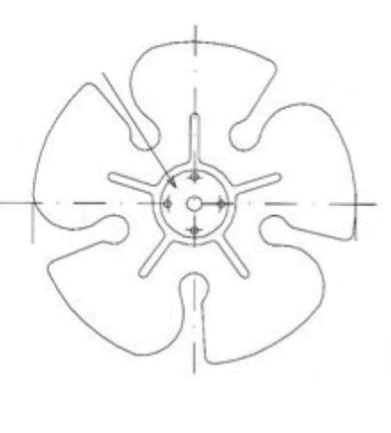 Pala para forzador sin acople. 200mm
