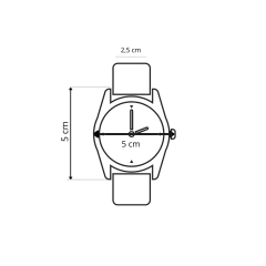 medidas do relógio casio